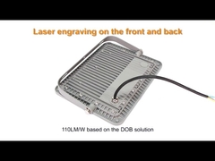 Đèn pha LED BK02 KCD độ sáng cao ngoài trời với công tắc điều khiển màu