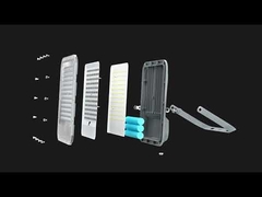 Đèn pha năng lượng mặt trời vỏ nhôm TK07 KCD, sạc nhanh và tự động bật/tắt