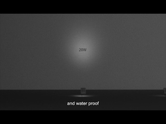 Đèn pha LED có ống kính quang học IK02 IP65 chống nước ngoài trời, độ sáng cao, giá đỡ xoay 180°