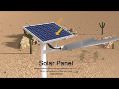 TR86 Đèn đường LED năng lượng mặt trời với pin và bảng điều khiển không có điện