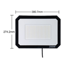 Waterproof IP65 200W LED Flood Light Outdoor 100lm/W Luminious Efficiency