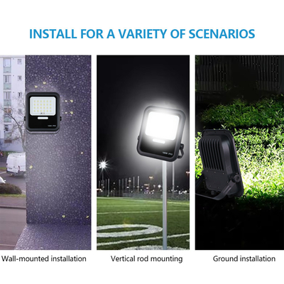 IP65 Waterproof Remote Control Solar Floodlight 25w 40w 60w 100w 200w Solar Led Flood Light